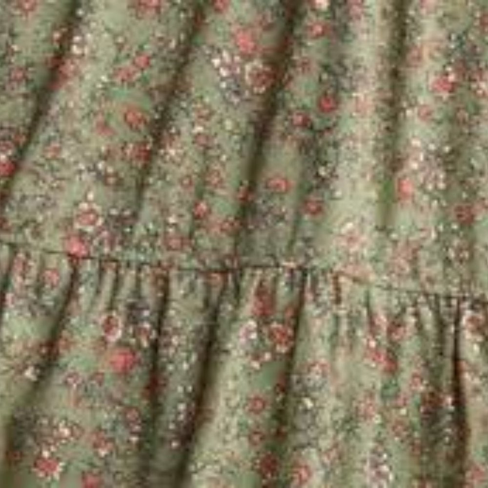 Fourteenth Place Floral Tiered Long Sleeve Mini Dress - Picture 6 of 7